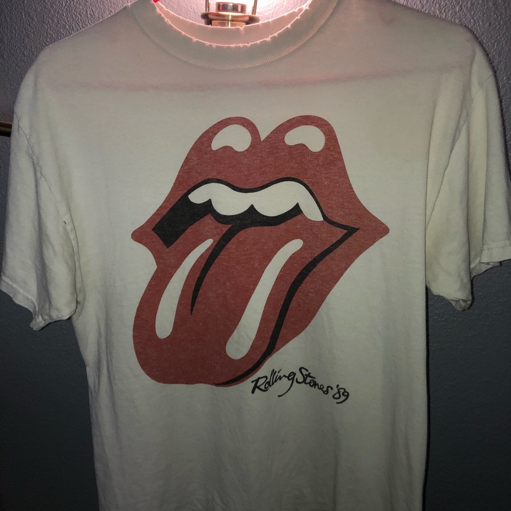 brandy melville rolling stones ‘89 tee shirt